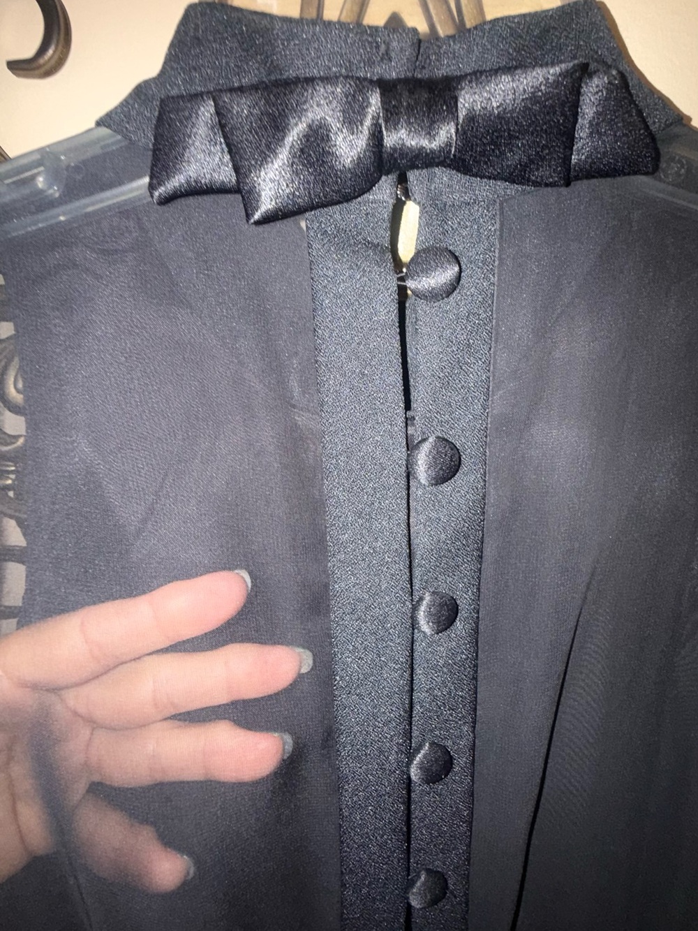JESSICA HOWARD Black Sleeveless Tuxedo Dress - Picture 9 of 10